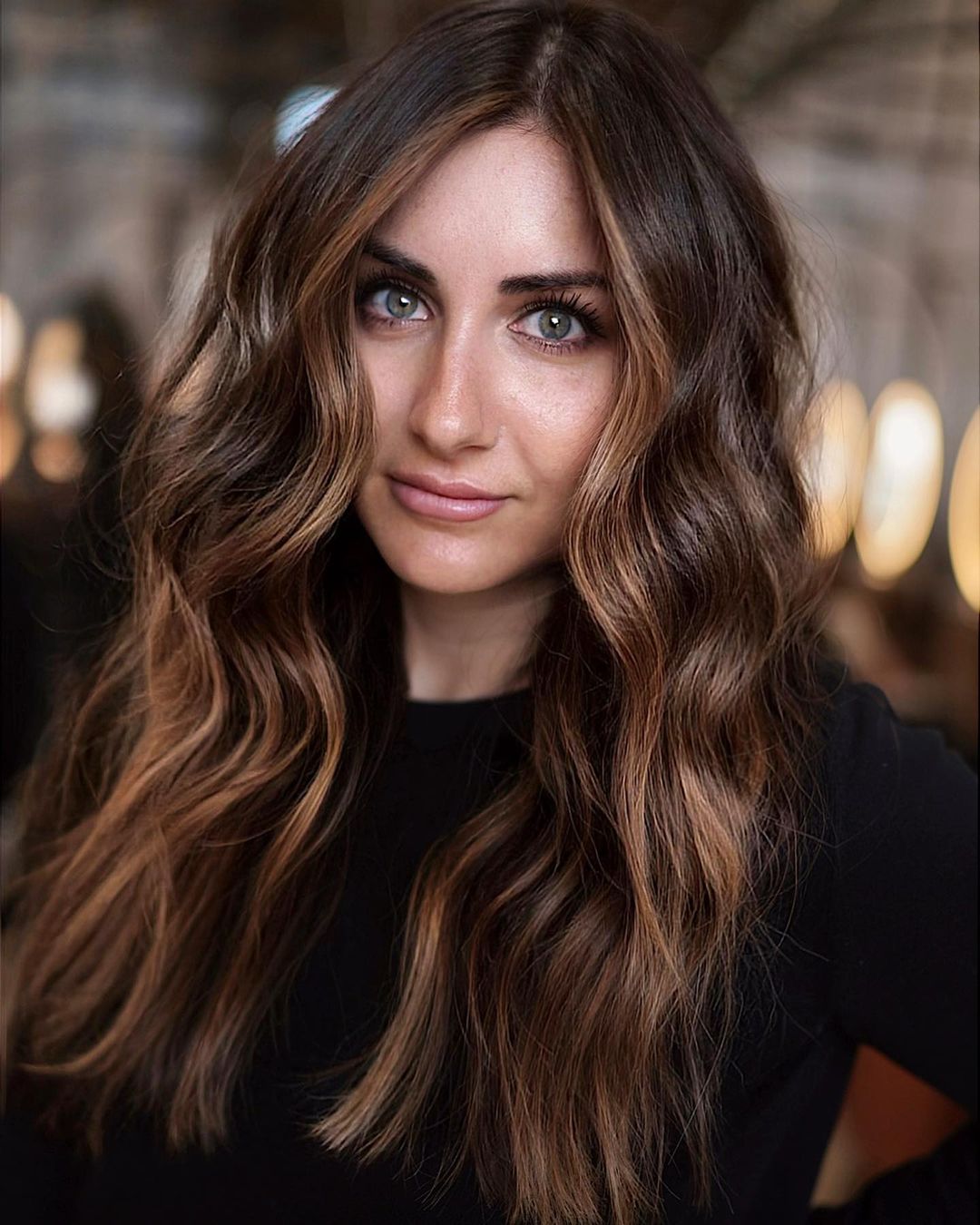 Balayage castano scuro