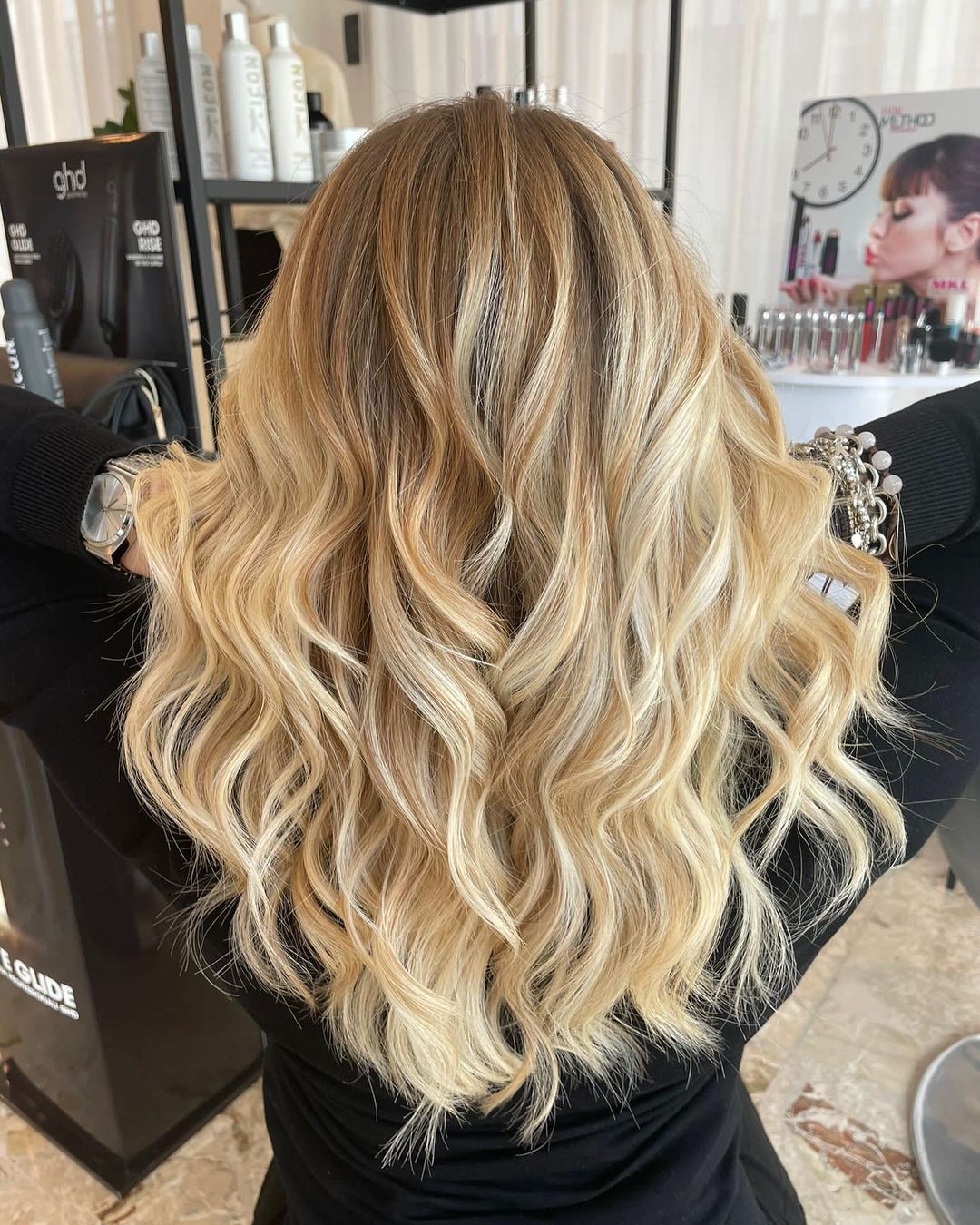 balayage biondo chiaro