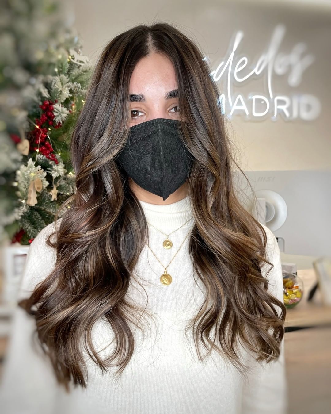 balayage castano scuro