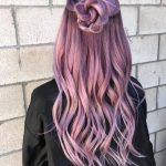 Acconciatura capelli lunghi color lilla - @glamdoll1