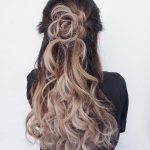 Capelli intrecciati con balayage