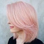 Caschetto dalle tonalità rosa pesca - @briannacolette_hair