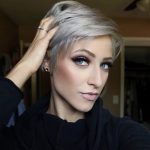 Pixie cut medio con frangia lunga - @the.oliviadanielle