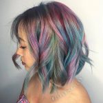 Capelli arcobaleno medi