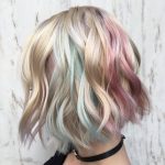 Capelli ondulati multicolore