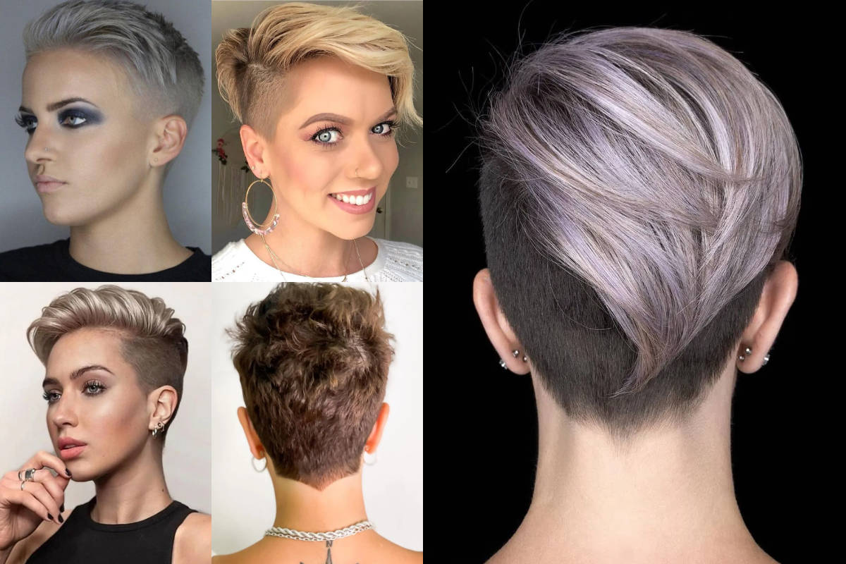 37 tagli di capelli cortissimi, pixie cut rasati con ciuffo per un look