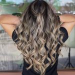 Balayage chiaro capelli ricci