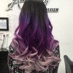 Capelli lunghi con lunghezze viola - @tommyamazinghair