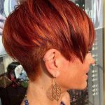 Pixie corto rosso fuoco