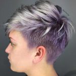 Pixie corto violetto