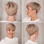 Pixie cut biondo visto da varie prospettive - @hairlicioustiia