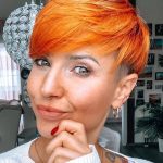 Pixie corto arancione