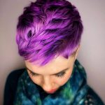 Taglio pixie con colore viola - @sonia_rohrbach