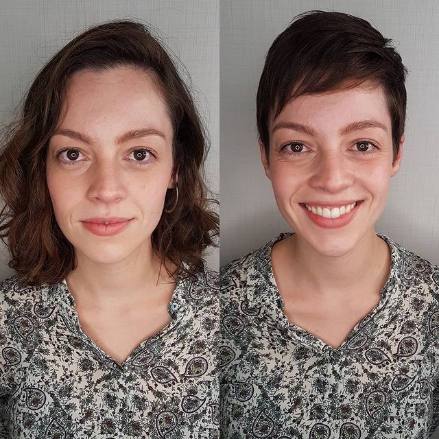 Taglio pixie cut cortissimo - @pxqueen