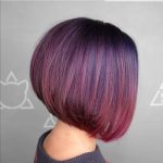 Caschetto corto con sfumature viola - @kawaicat_salon