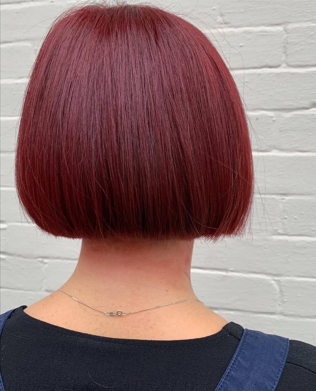 Caschetto corto rosso - @ashleighcardyhair