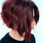 Inverted bob con sfumature rosse - @shmoakin_hair