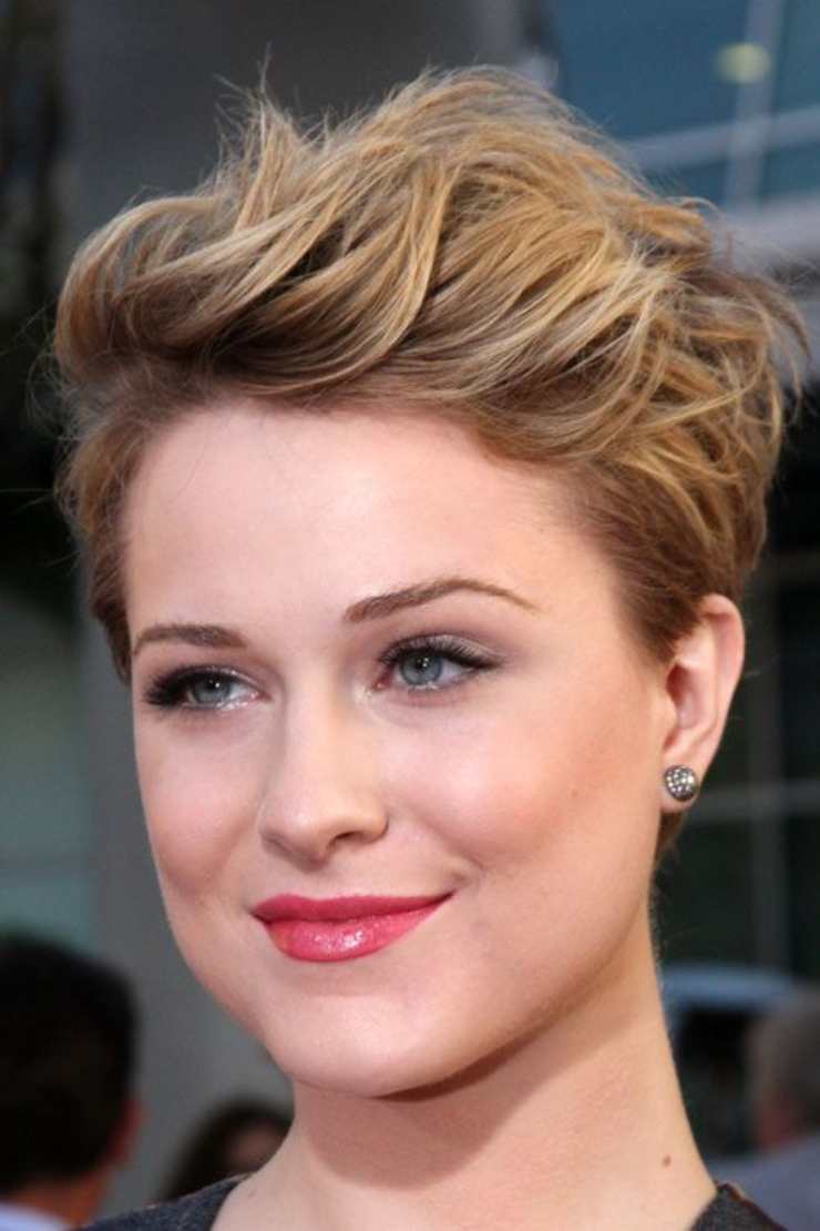 Evan Rachel Wood pixie cut