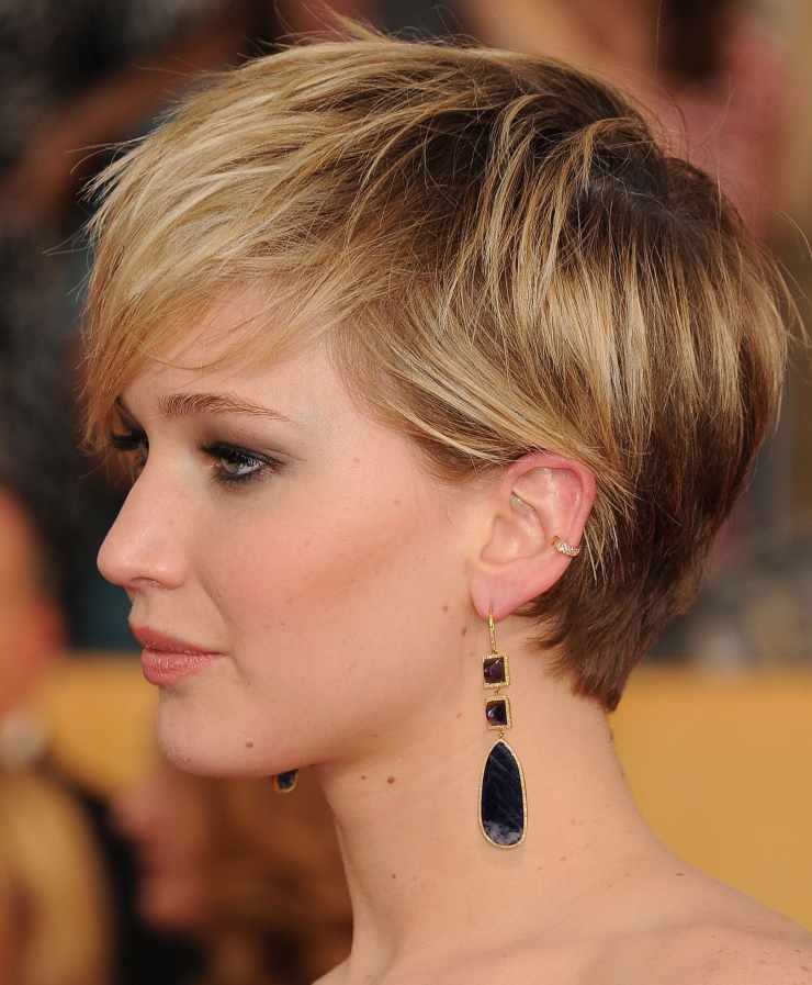 Jennifer Lawrence pixie cut