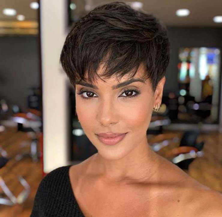 Modern pixie cut