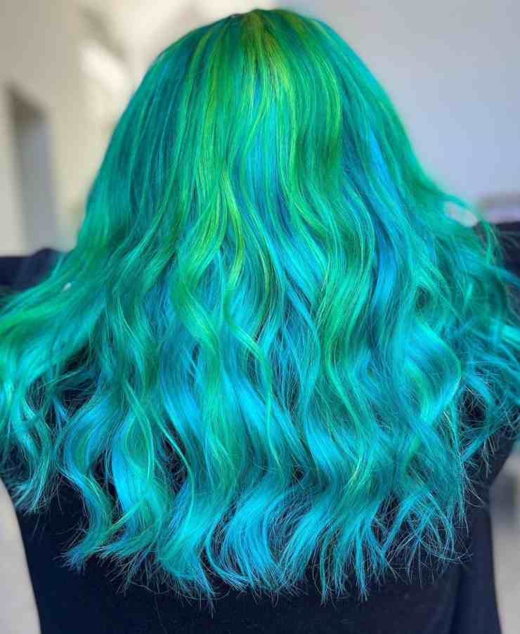 come il mare capelli da sirena @hairbylunabelle