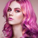 capelli colore rosa, Canva