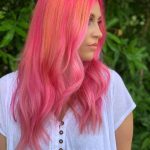 capelli rosa color pink lemonade liscio, https://pin.it/3tG7rgh