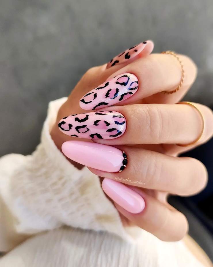 leopardate le manicure in tendenza @olootka_nailart