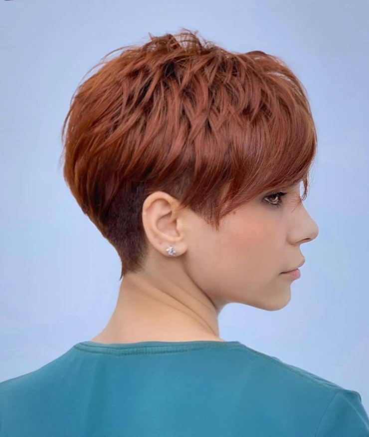 ramato pixie cut rosso @foreverpixie