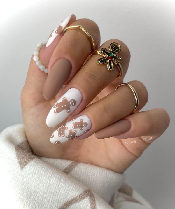 Nail Art Natale biscotti 06-12-2022 cambiotaglio