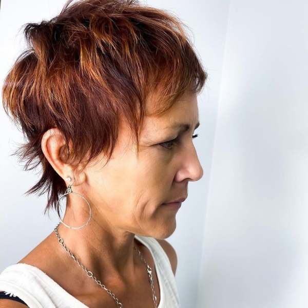 Pixie Cut novità giovane frangia