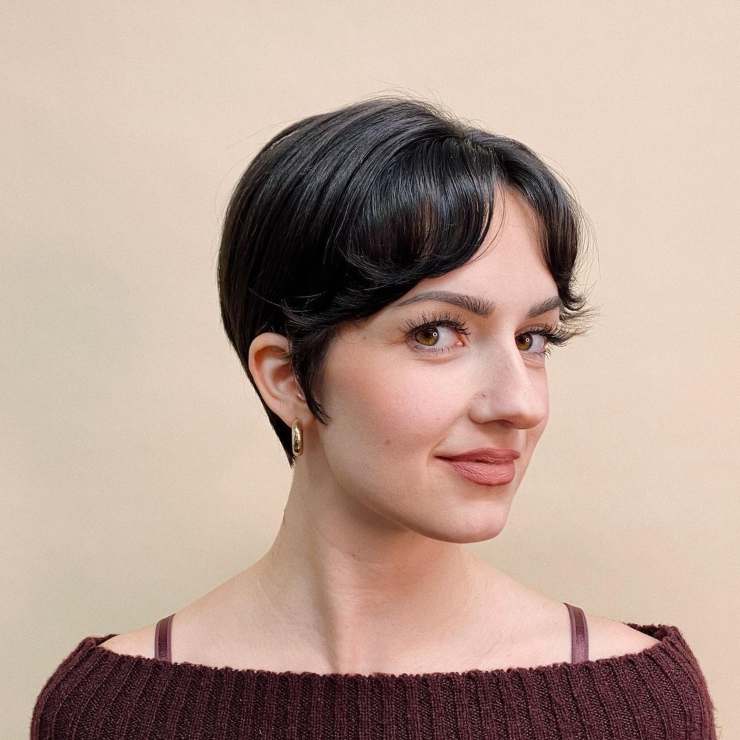 Pixie cut - @olivehehairapist