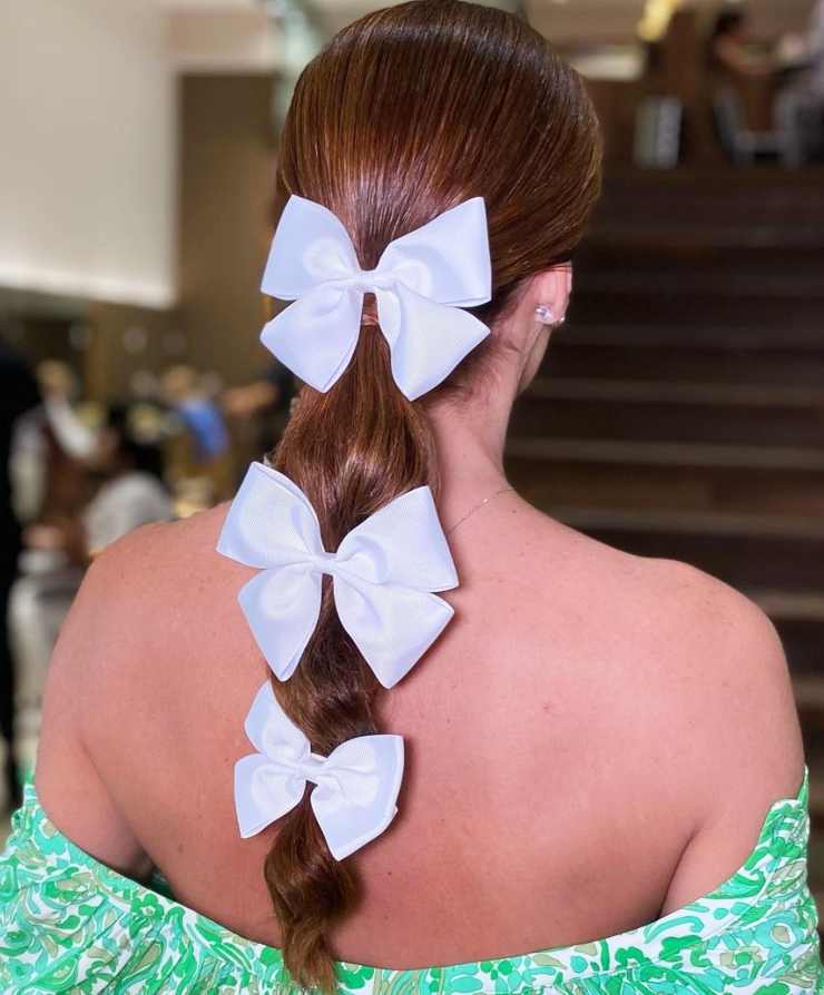 Acconciatura bubble ponytail