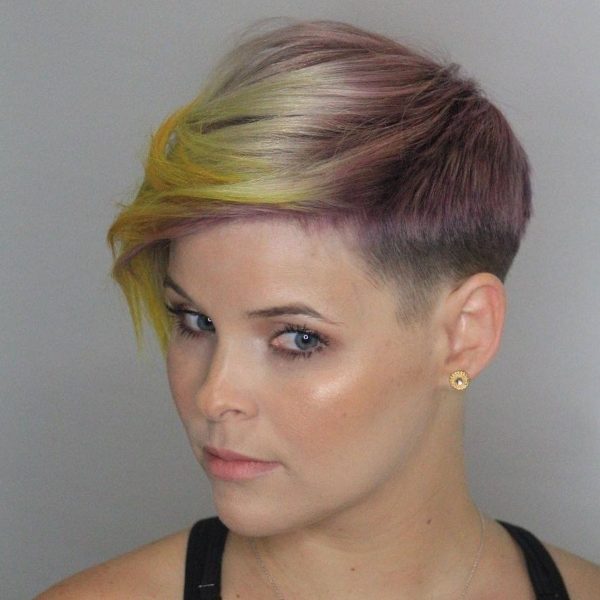 justindillaha_hair Pixie Cut Bicolor sfumature crazy 12-12-2022