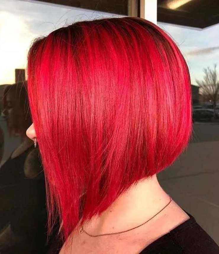 rubino colore Tagli capelli over 40