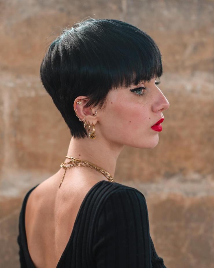 look semplice pixie cut versione moderna