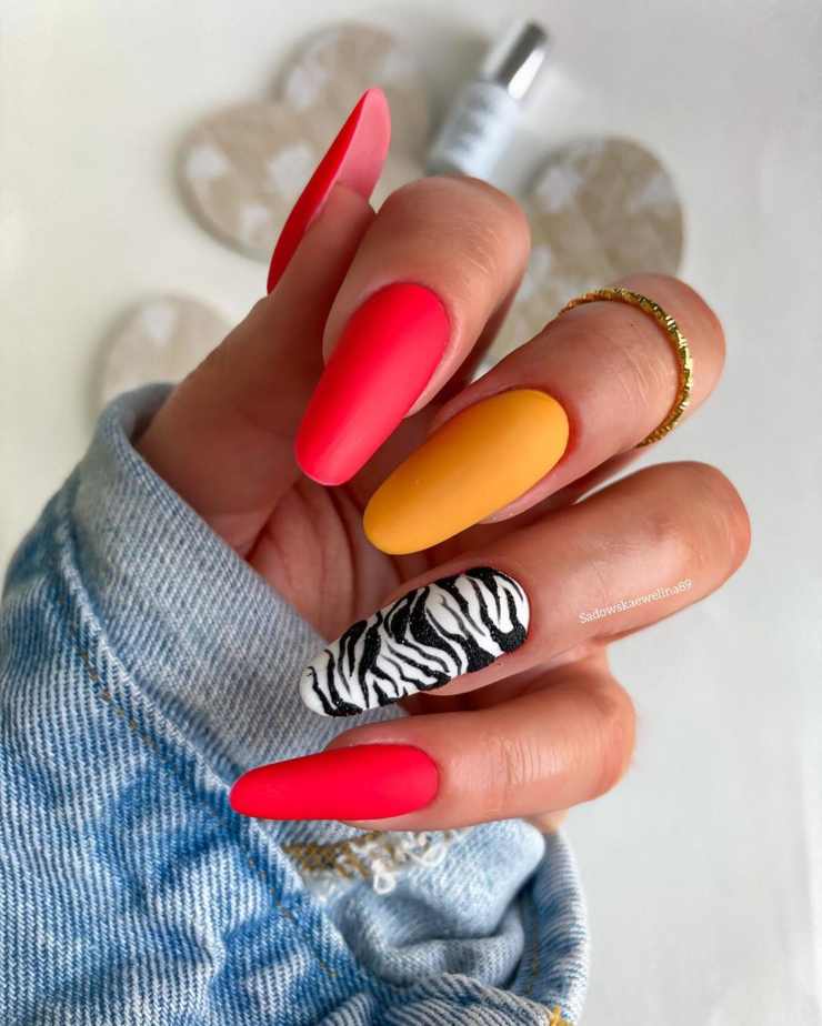 tigrate Nail art segno per segno