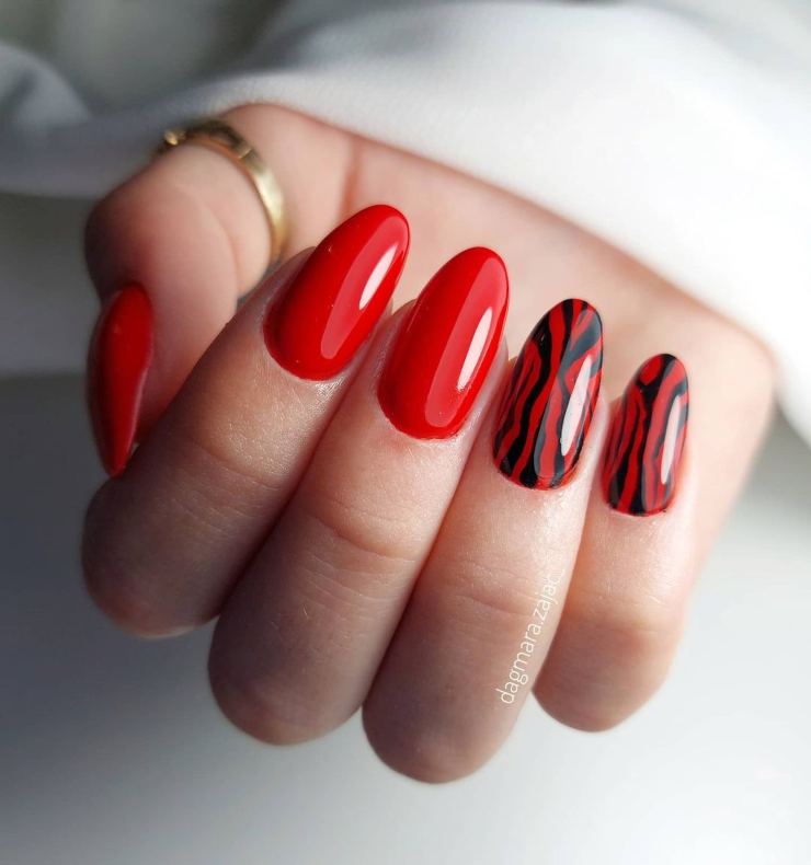 tigrate segno rosso