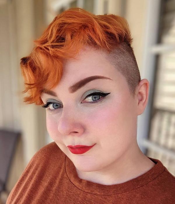 pixie cut ginger