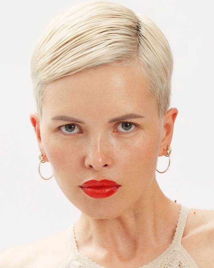 pixie cut elegante