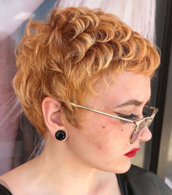 pixie cut ginger