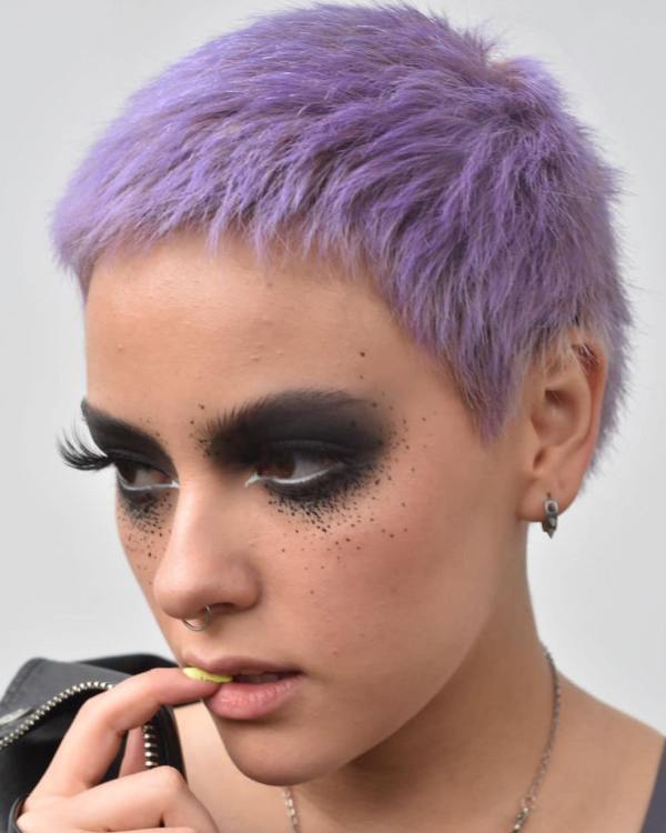 pixie cut colore