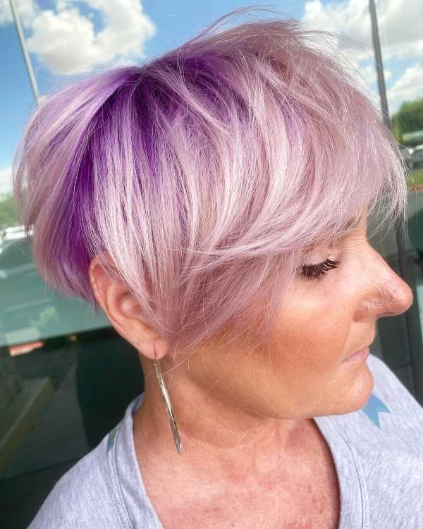 pixie cut colore