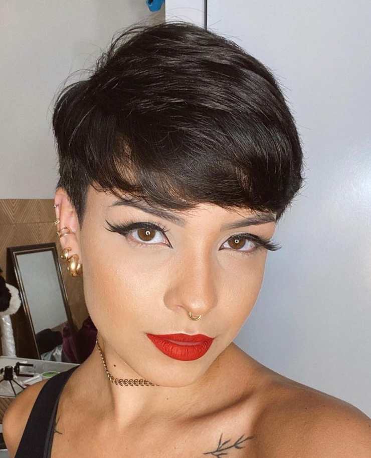 pixie cut elegante