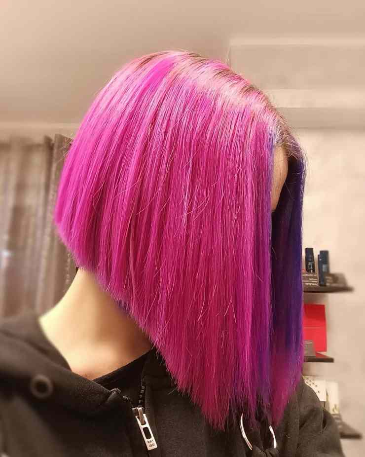 long bob colore