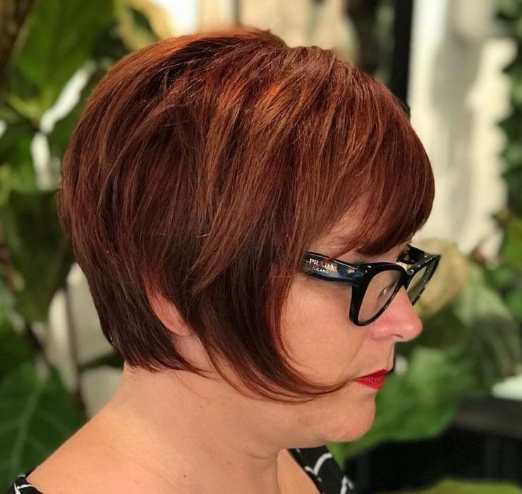 pixie cut mogano