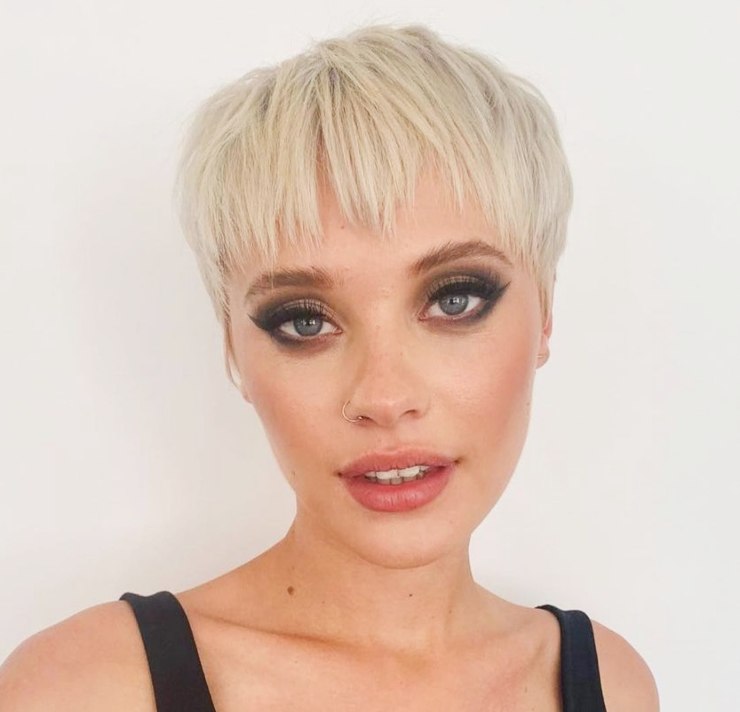 pixie cut elegante