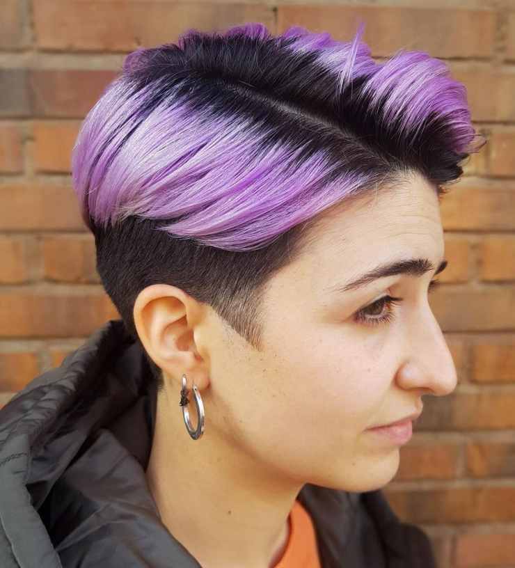 pixie cut colore