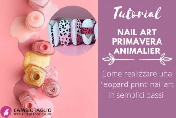 nail art animalier primavera tutorial