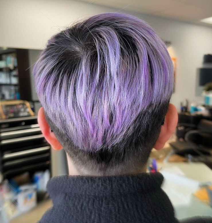 pixie cut bicolor